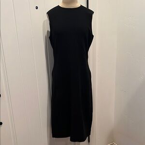 Bergdorf Goodman Elegant Black Sleeveless Dress